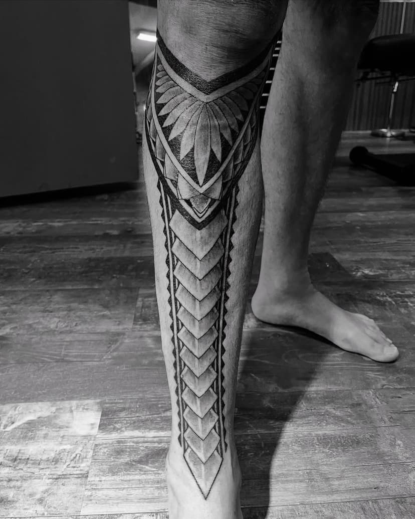 Tatouage de Encre Les Lignes