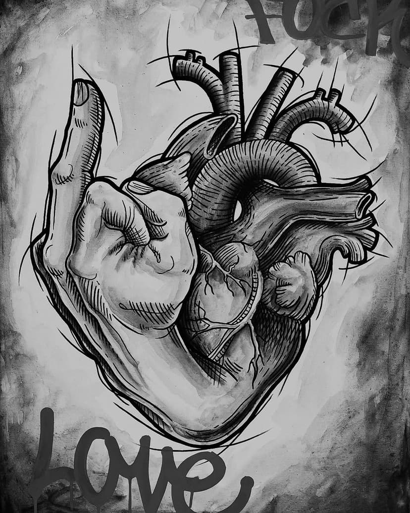 Tatouage de Encre Les Lignes