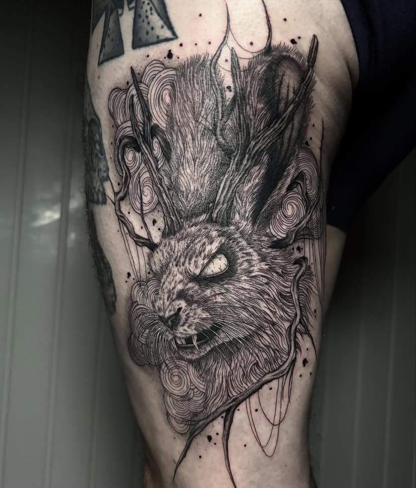 Tatouage de Entrak's Tattoo shop