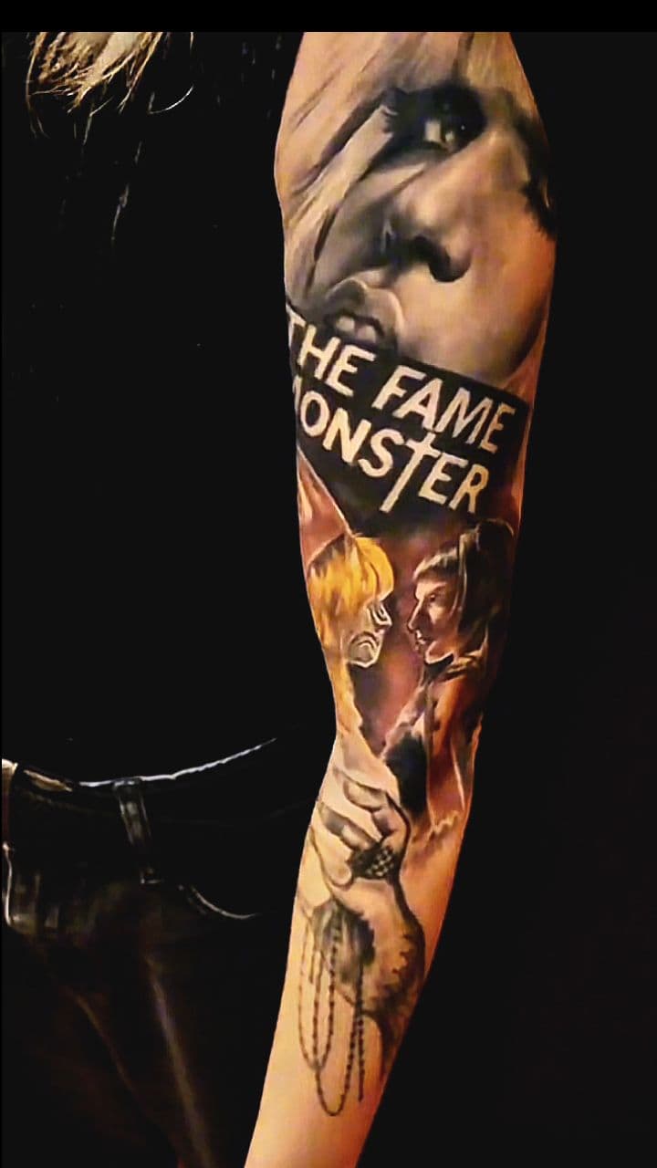 Tatouage de Fleur Bleue