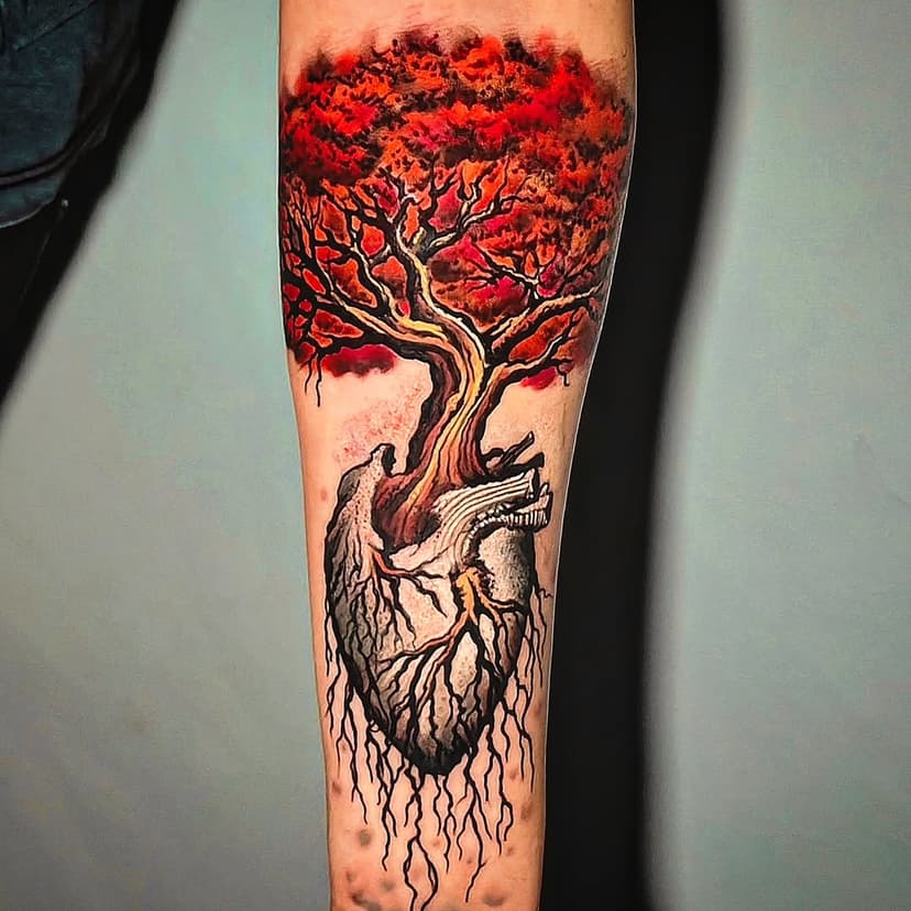 Tatouage de Fleur Bleue