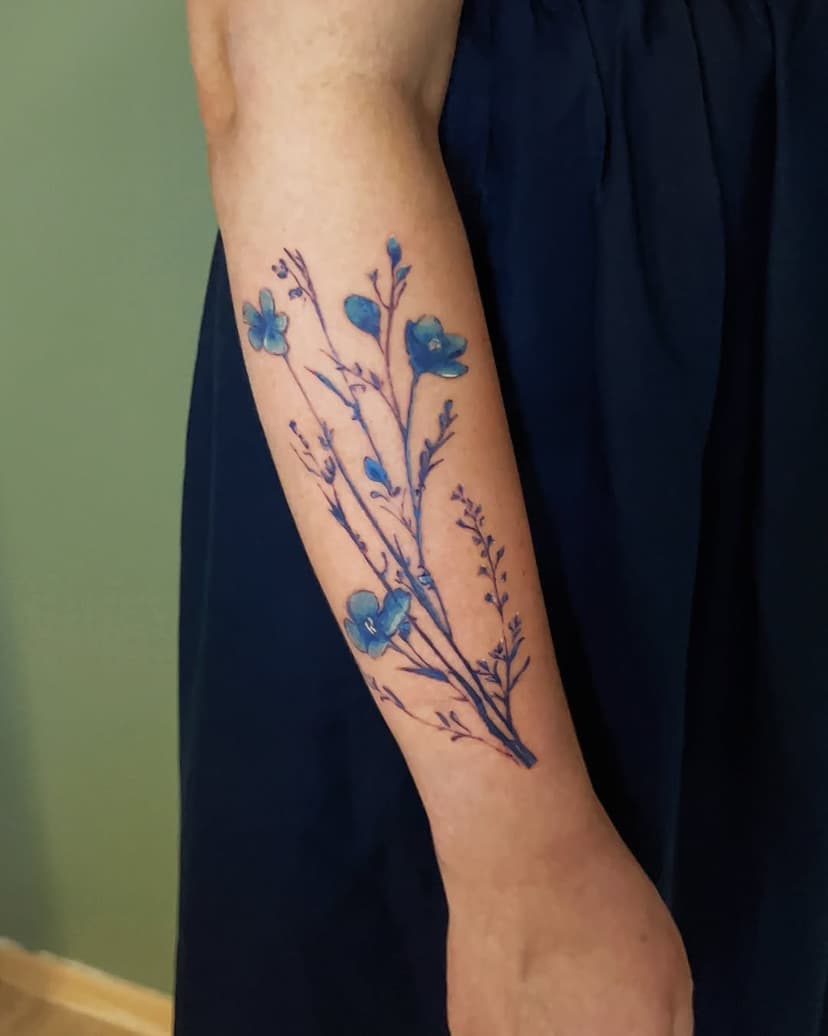 Tatouage de Fleur de Pau