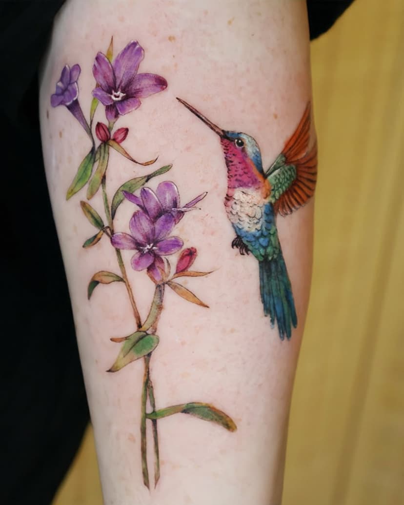 Tatouage de Fleur de Pau