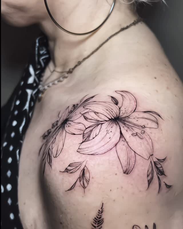 Tatouage de Fleur de Pau
