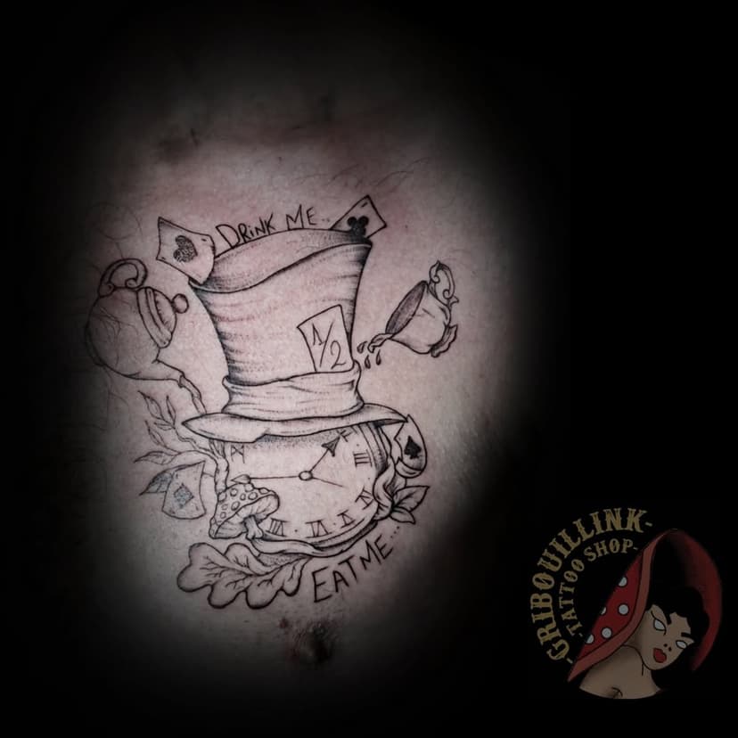 Tatouage de Gribouillink Tattoo Shop