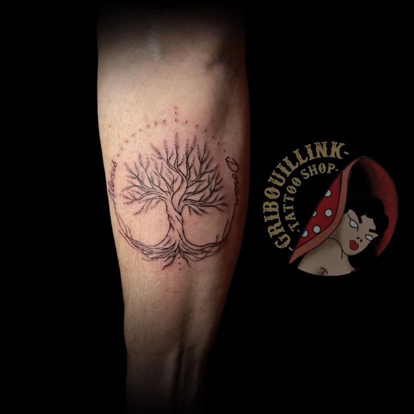 Tatouage de Gribouillink Tattoo Shop