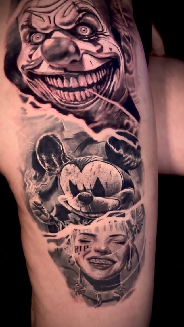 Tatouage de 50 nuances de gris