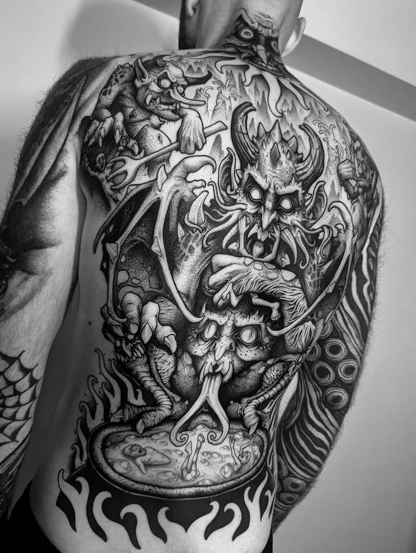 Tatouage de Monk Tattoo