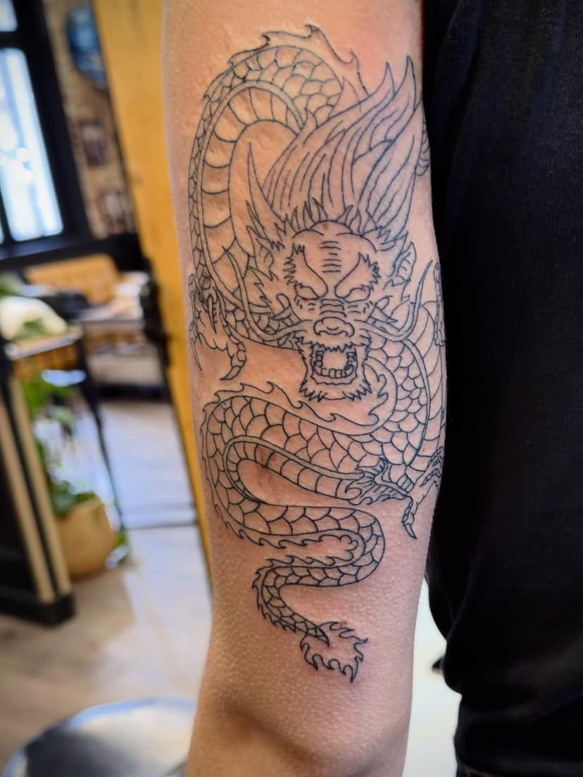 Tatouage de in tattoo we trust