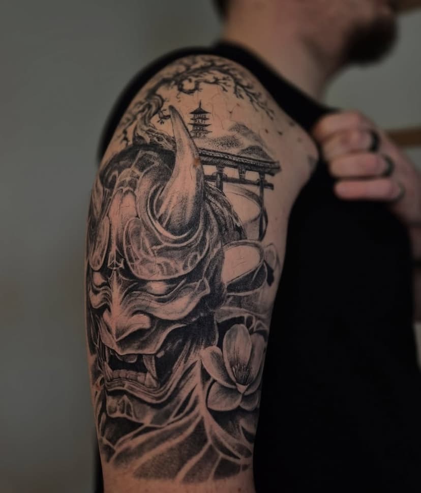 Tatouage de L'aiguille écarlate