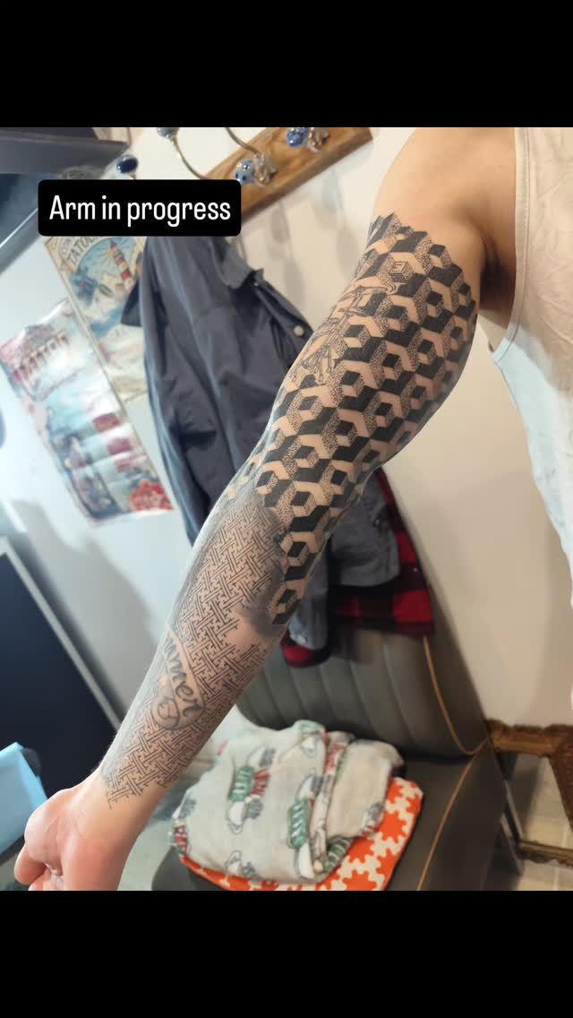 Tatouage de l'art de la bousille