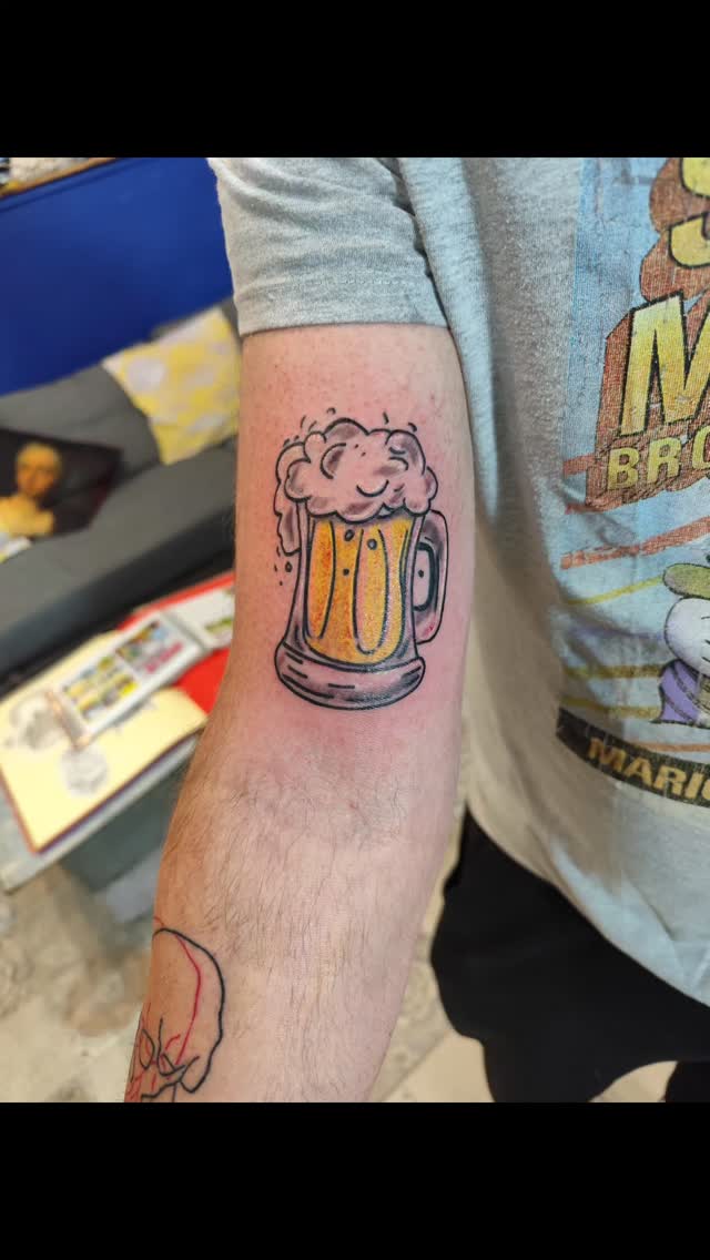 Tatouage de l'art de la bousille