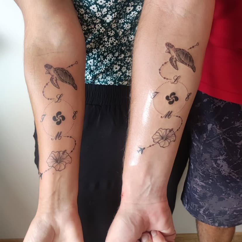 Tatouage de La Beauté Encrée