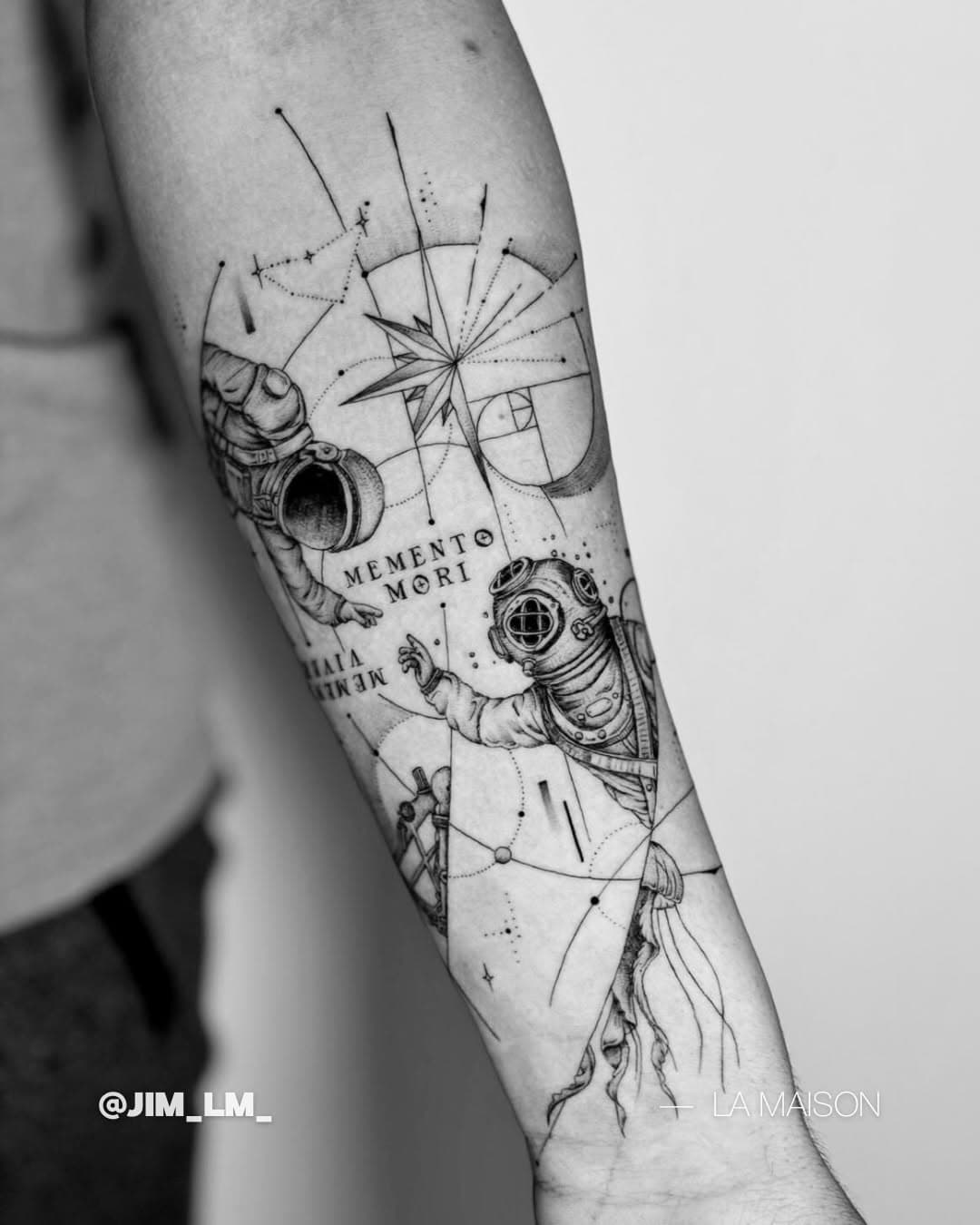 Tatouage par La Maison Tattoo - Rennes