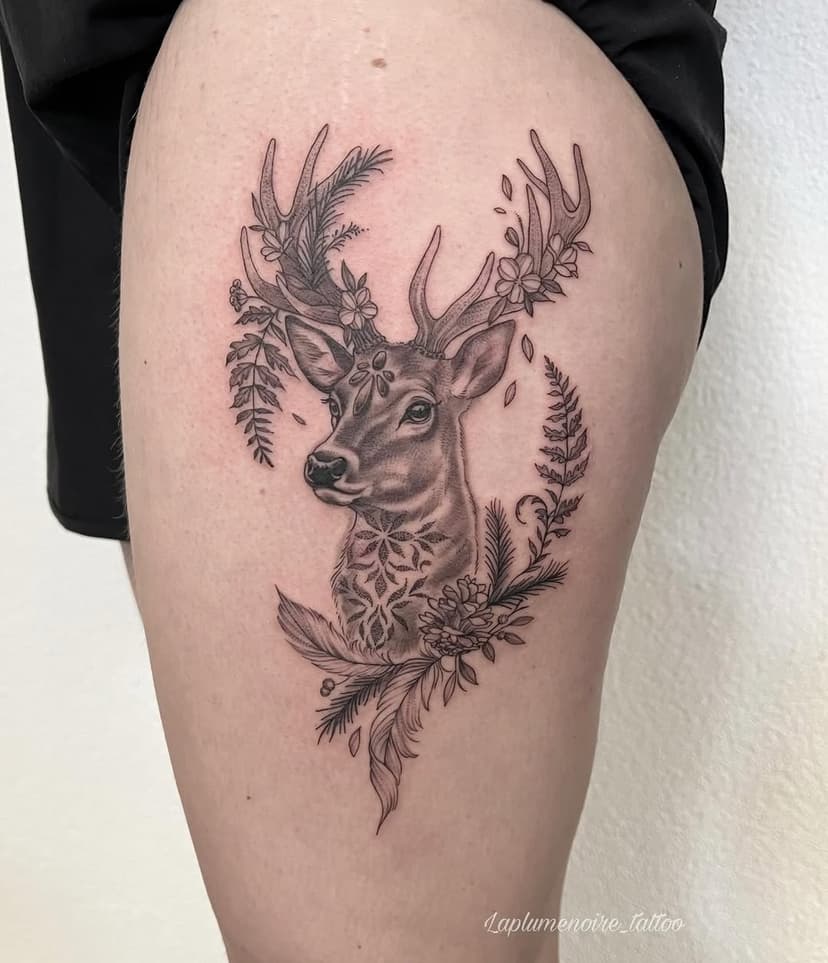 Tatouage de La plume noire