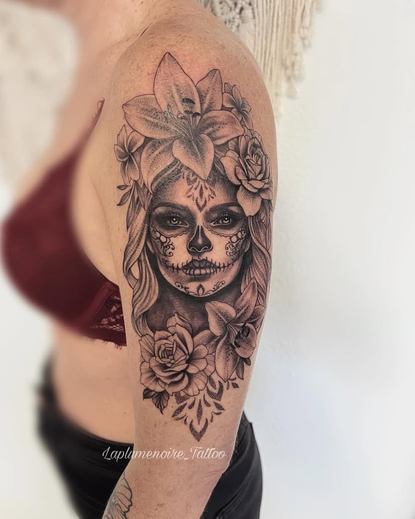 Tatouage de La plume noire