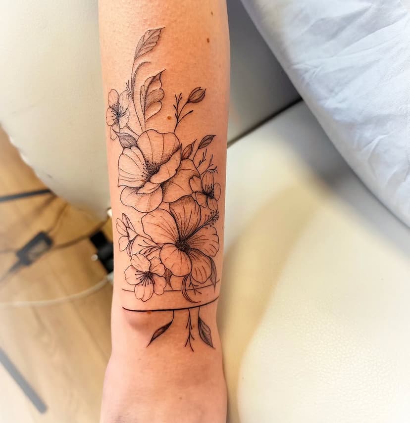 Tatouage de L'art de Maylie