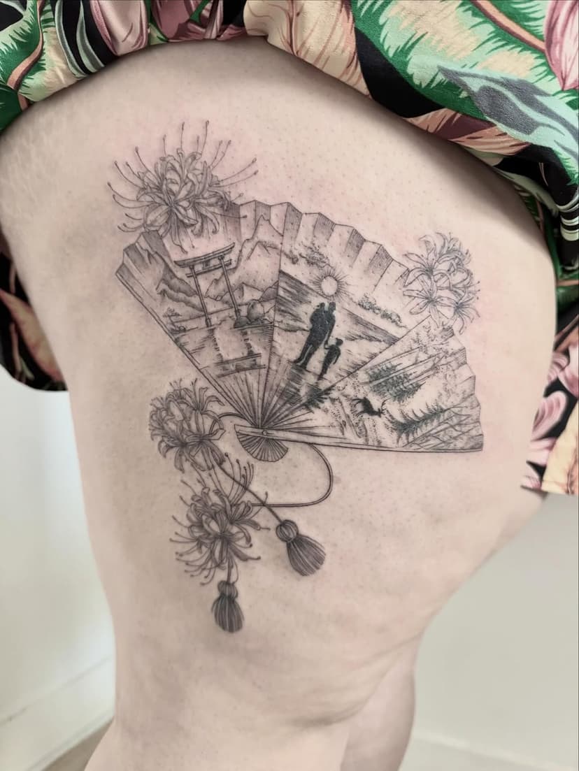 Tatouage de L'art Encré