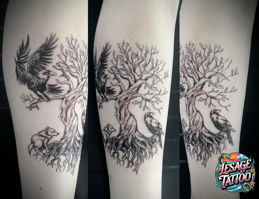 Tatouage de Lesage Tattoo