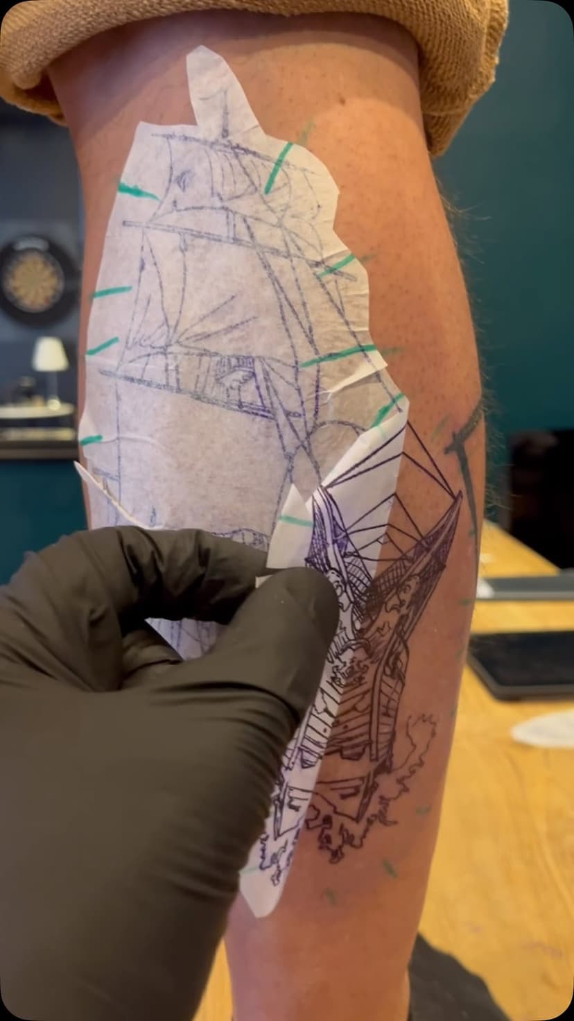 Tatouage de Les aiguilles du baron