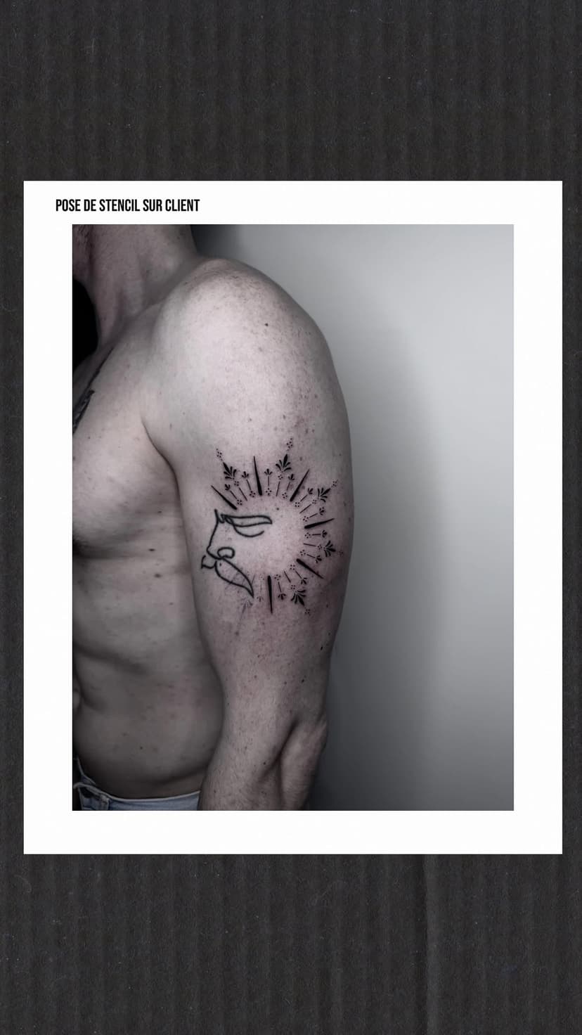 Tatouage de Les Fleurs Noires