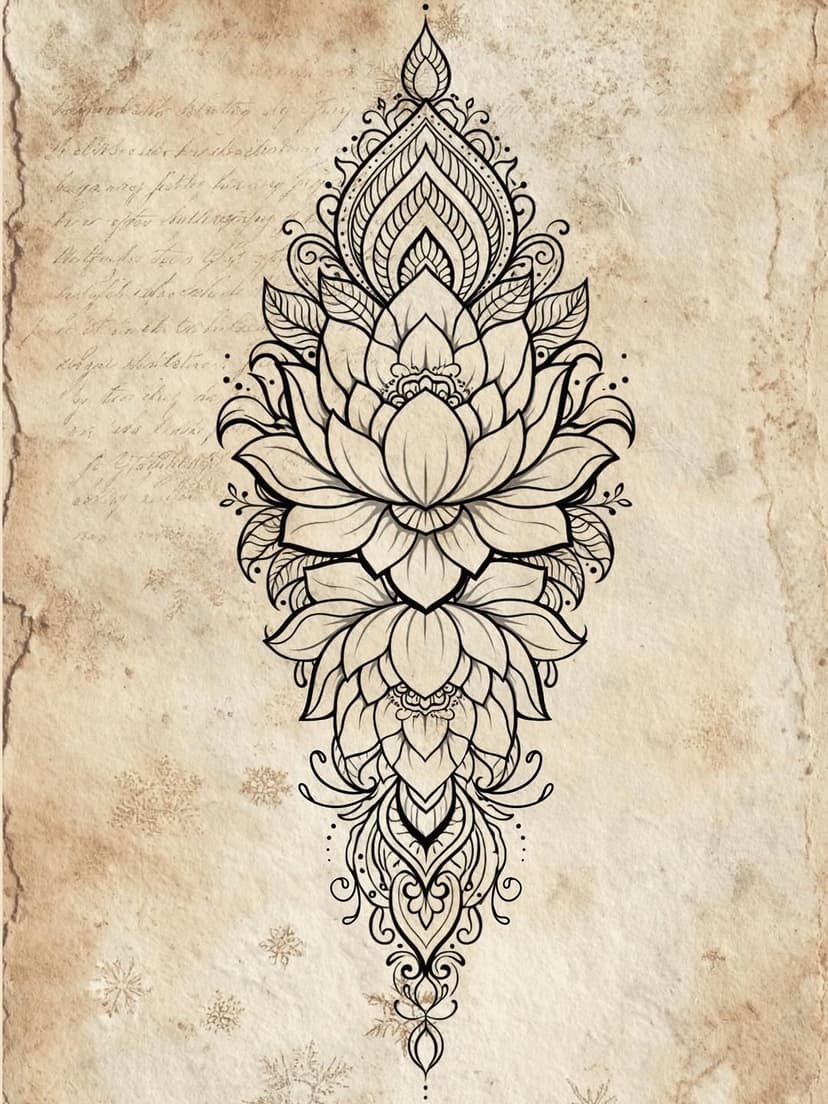 Tatouage de Liloo Noire de Lune