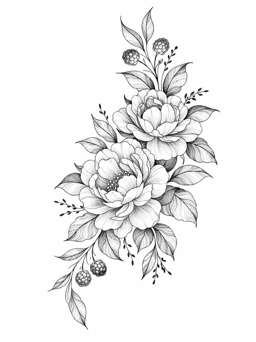 Tatouage de Liloo Noire de Lune