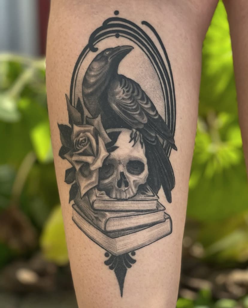 Tatouage de La Ligne Noire tattoo shop • Vinther Dask & Meow •