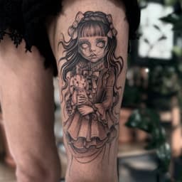 La Ligne Noire tattoo shop • Vinther Dask & Meow •