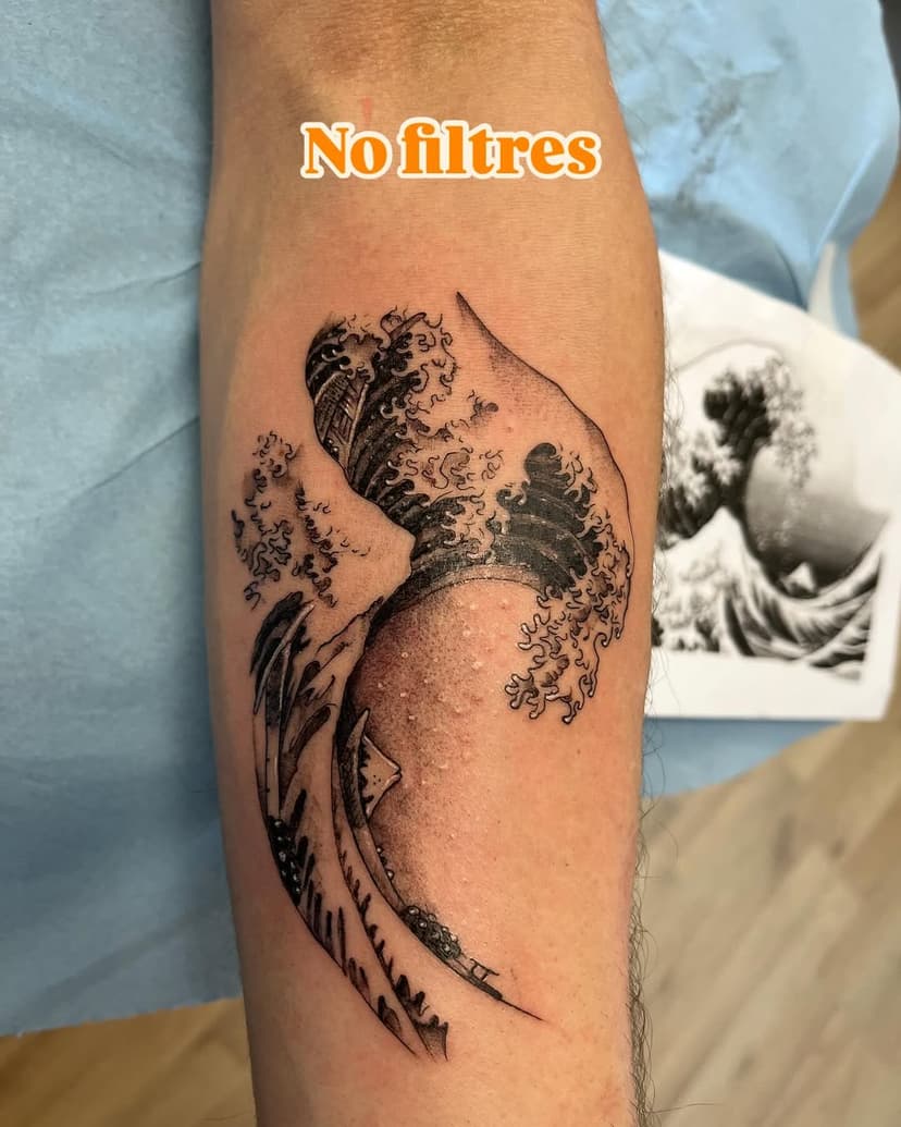 Tatouage de Vintage Tattoo Shop