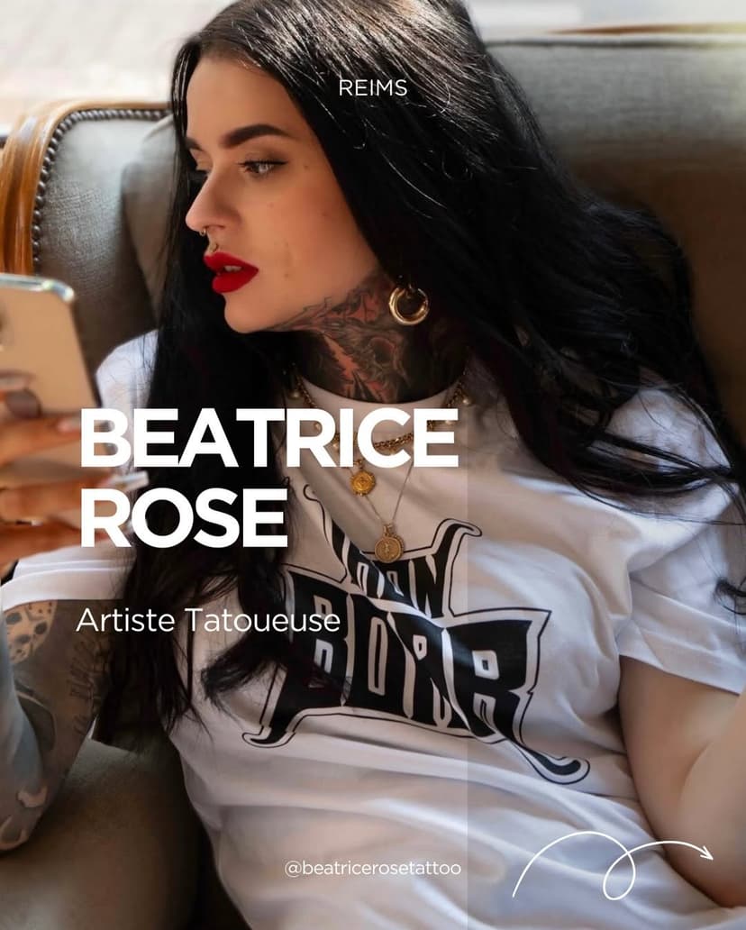 Tatouage de Béatrice Rose Tattoo
