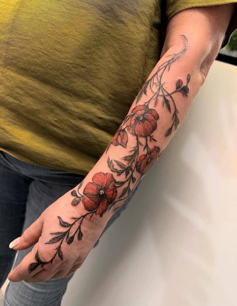 Tatouage de Béatrice Rose Tattoo