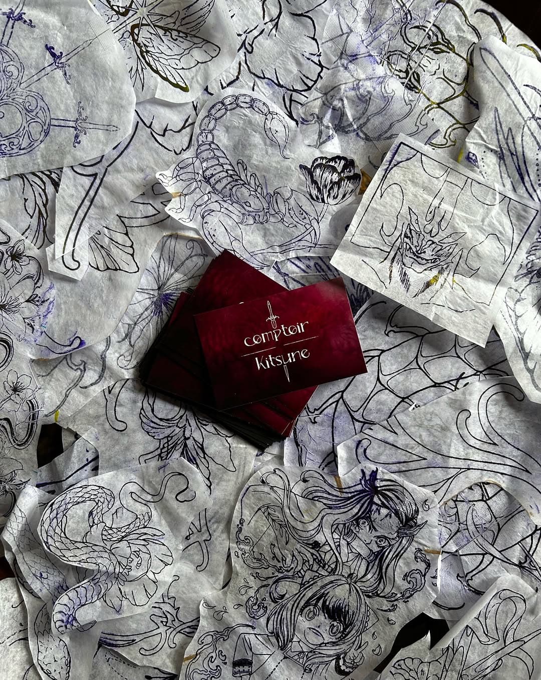 Tatouage par Comptoir Kitsune