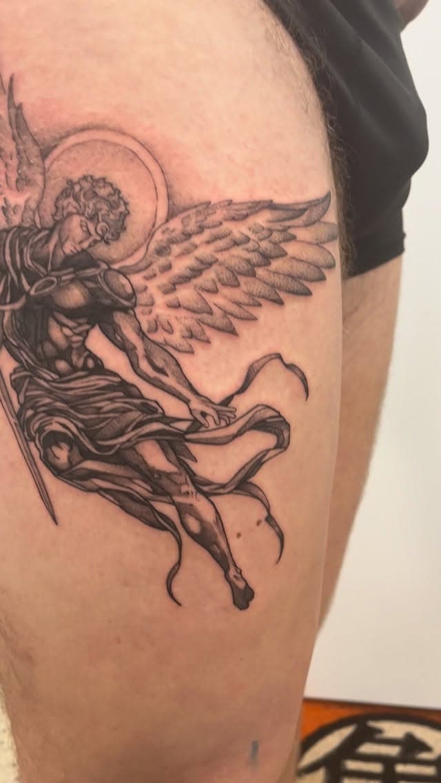 Tatouage par JULIEN DU BAGNE TATOUAGE salon uniquement sur rendez-vous